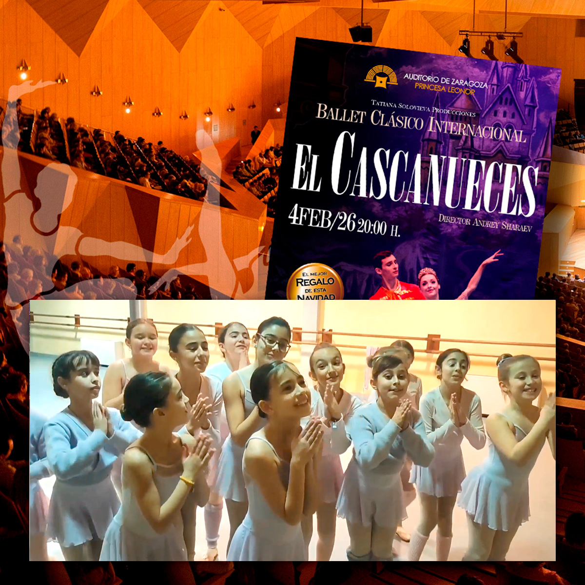 Niñas de la fiesta Cascanueces